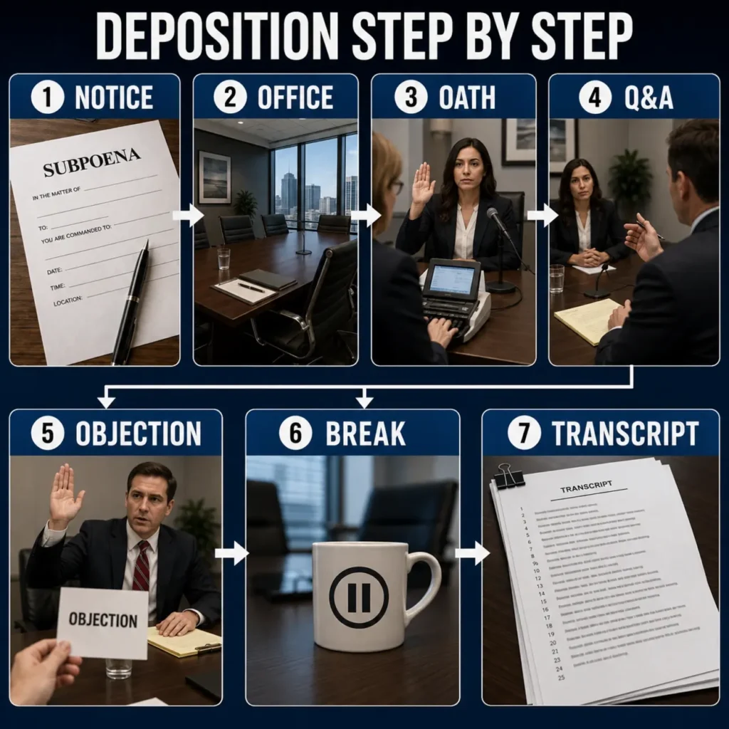How a Deposition Works Step by Step