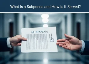What Is a Subpoena and How Is It Served