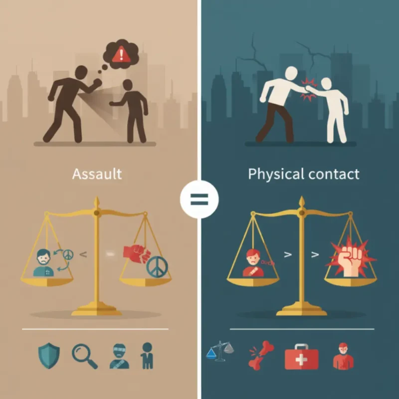 Assault vs Battery Legal Definitions and Differences