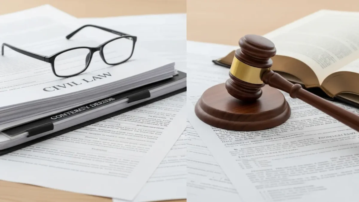 Civil Law vs Criminal Law