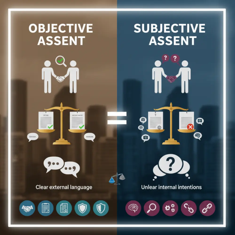 Objective vs. Subjective Assent