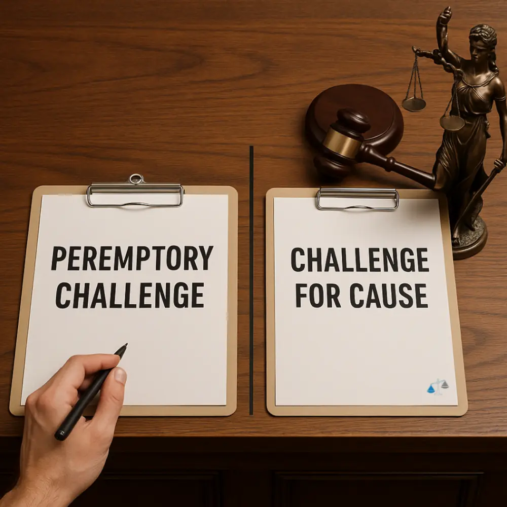 Peremptory Challenge vs Challenge for Cause
