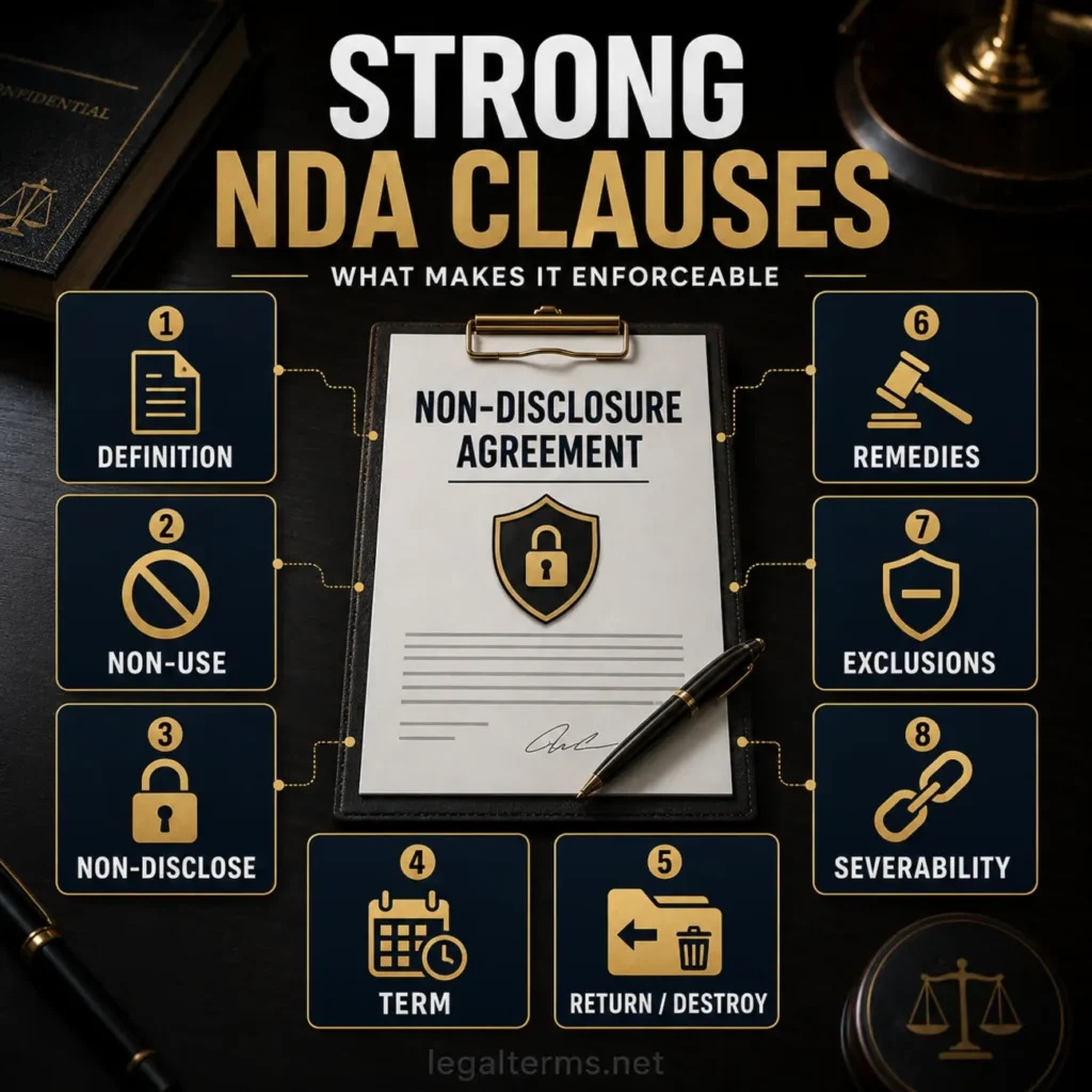 The Clauses You Will Find in a Strong NDA