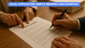 What Is Legal Stipulation