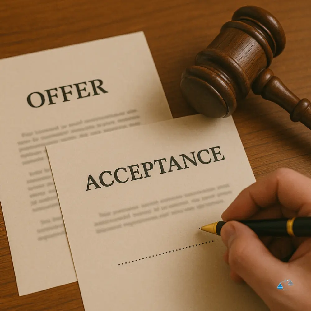 offer and acceptance legal definition