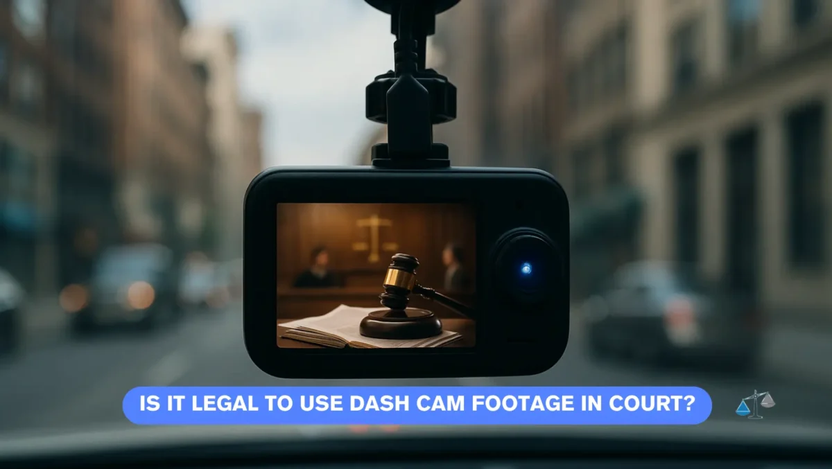 dash cam footage in court
