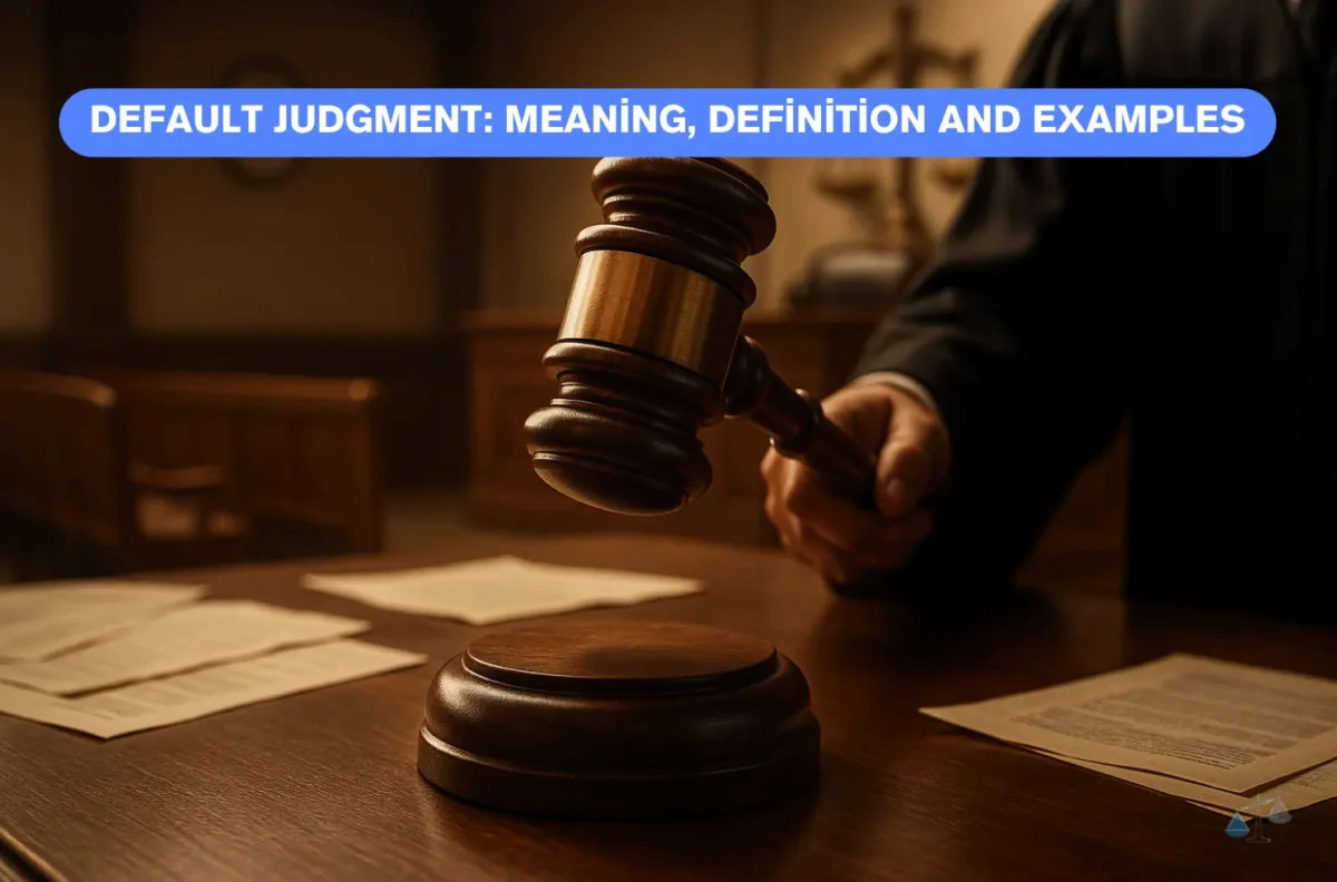 default judgment meaning definition and examples