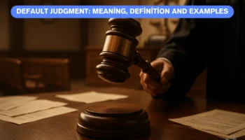default judgment meaning definition and examples