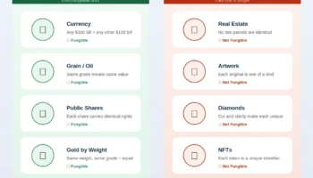 Fungible Goods Definition and Meaning Diagram