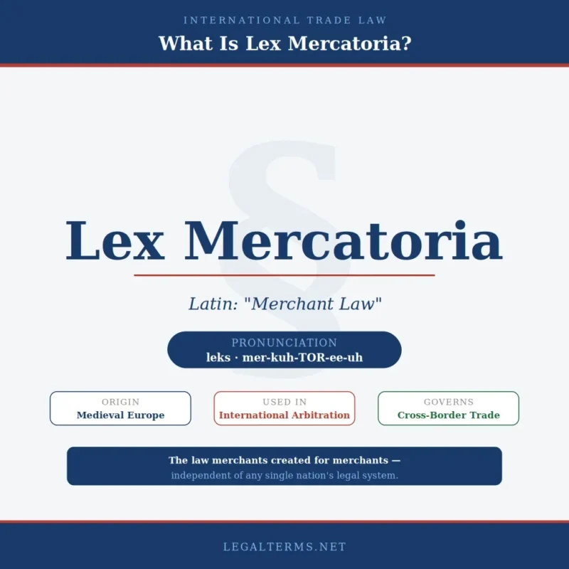 Lex Mercatoria Meaning and Definition