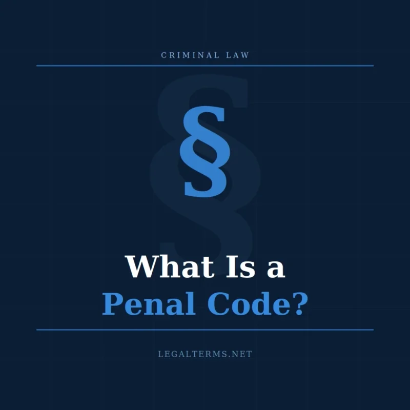 Penal Code Meaning