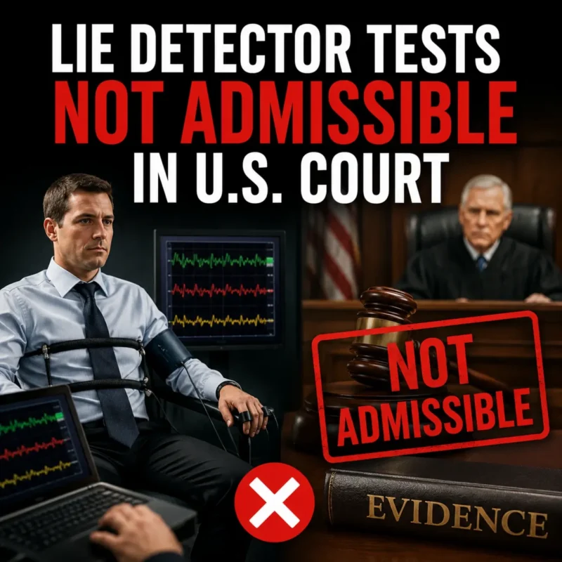Are Lie Detector Tests Admissible in Court What U.S. Law Says