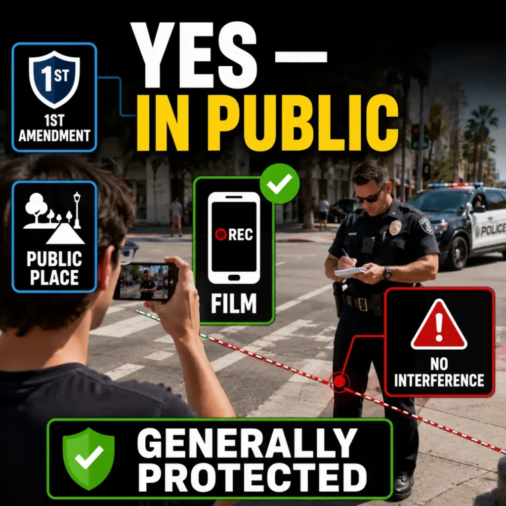 Do You Have a Legal Right to Film the Police