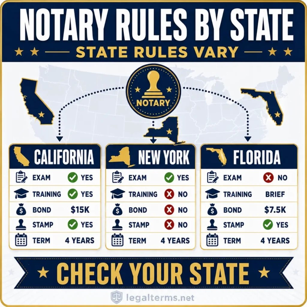 How Notary Rules Vary by State