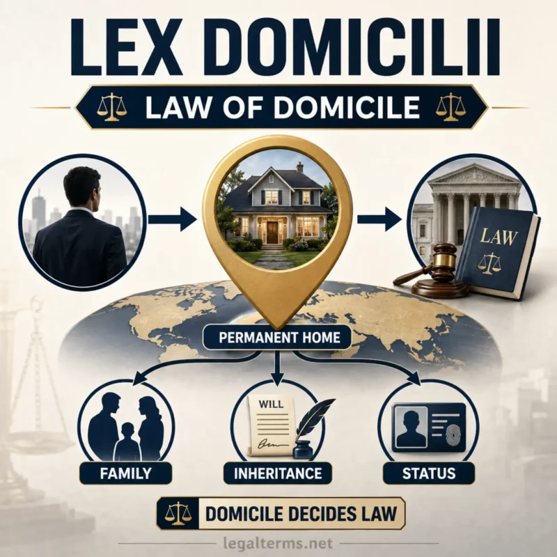 Lex Domicilii Meaning