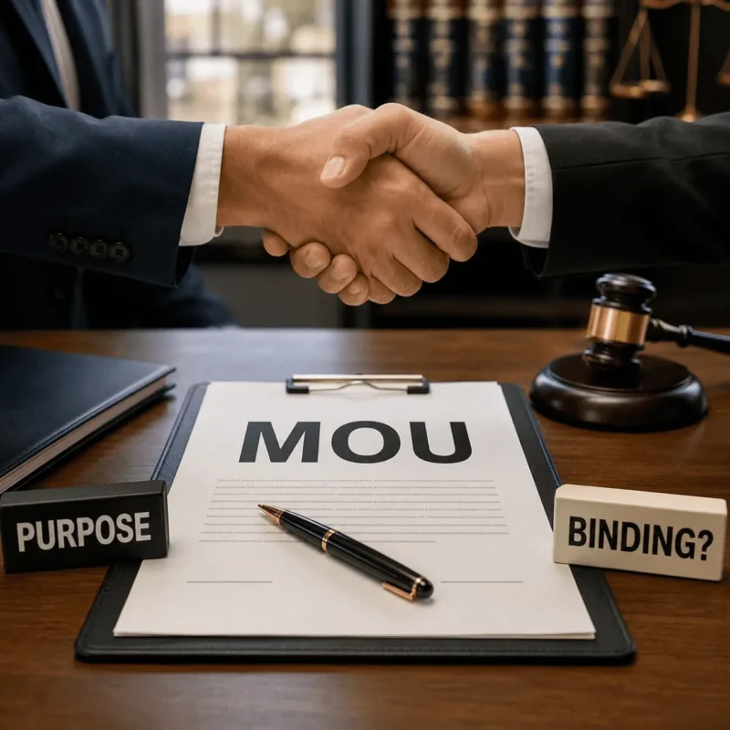 Memorandum of Understanding Definition, Purpose, and Whether It's Legally Binding