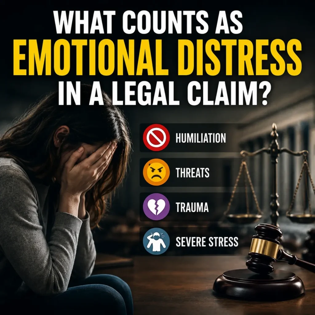 What Counts as Emotional Distress in a Legal Claim