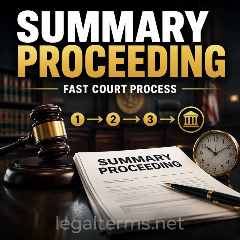What Is a Summary Proceeding and How Does It Work