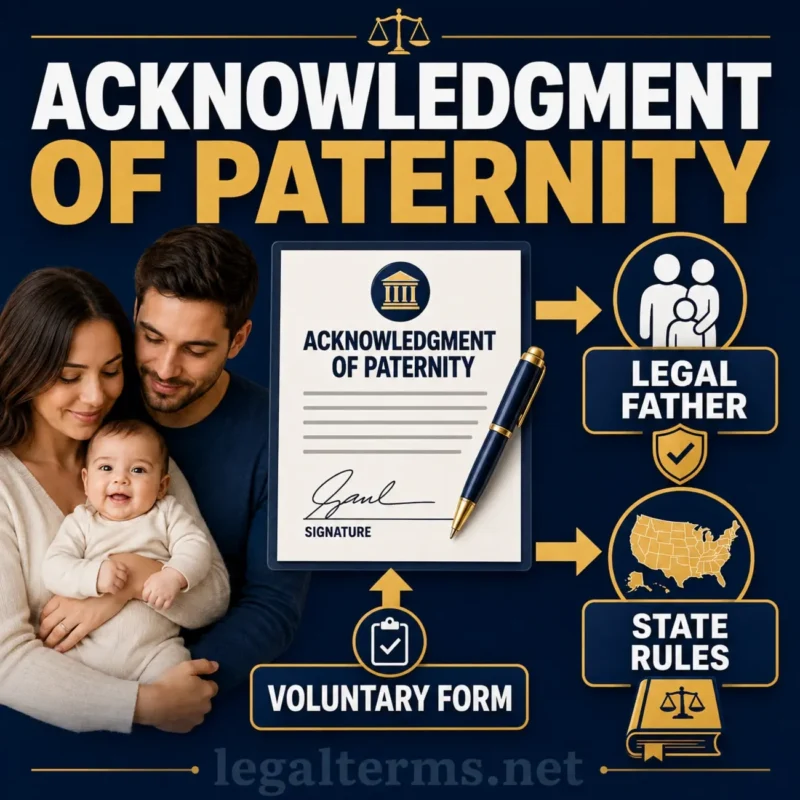 acknowledgment of paternity
