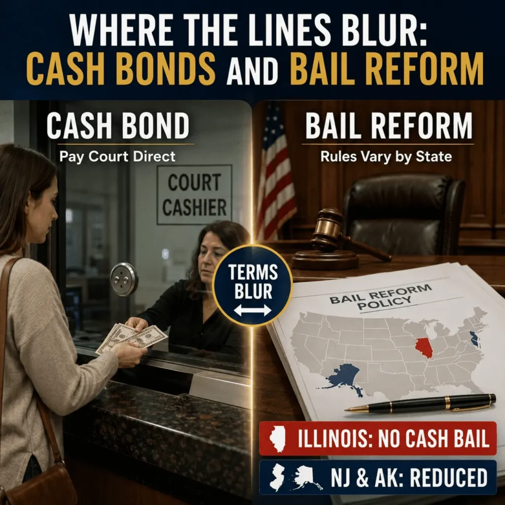 cash bond vs surety bond