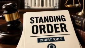 legal standing order definition and meaning